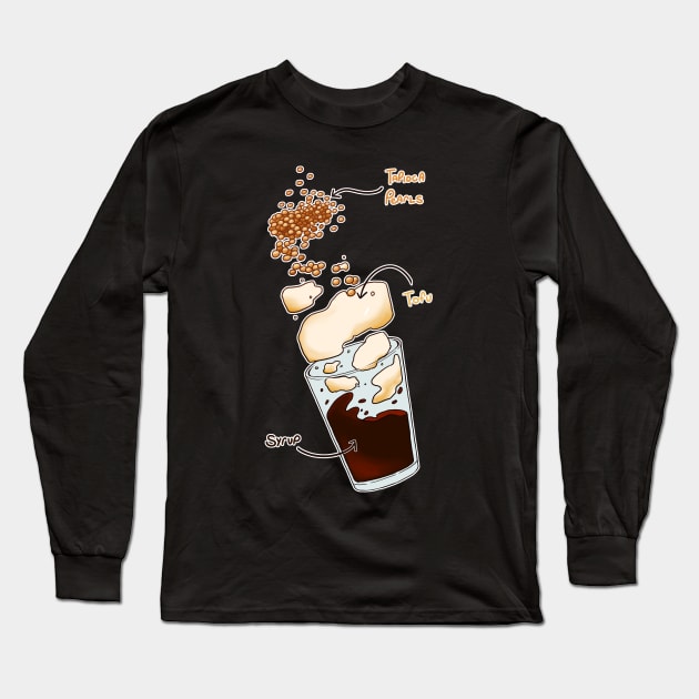 Philippines - Staple Breakfast Food Taho Long Sleeve T-Shirt by ChezForShire